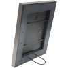 Пластикова рамка S41N сталь-срібло 20x25 см