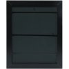 Пластикова рамка S41N сталь-срібло 20x25 см