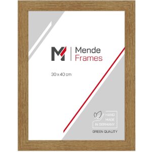 MendeFrames Bilderrahmen H750 Massivholz 20x28 cm Eiche mit Kunstglas