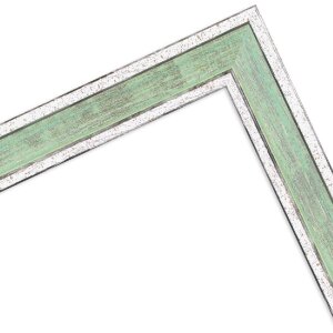 MendeFrames Bilderrahmen H460 Vintage hellgrün 30x45 cm Museumsglas