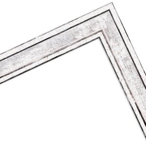 MendeFrames Bilderrahmen H460 Vintage silber 25x38 cm Klarglas