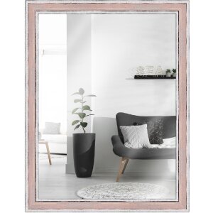 MendeFrames Wandspiegel H460 Vintage Rosa 30x30 cm