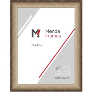 MendeFrames Holzrahmen H620 Antik elfenbein 25x38 cm Klarglas