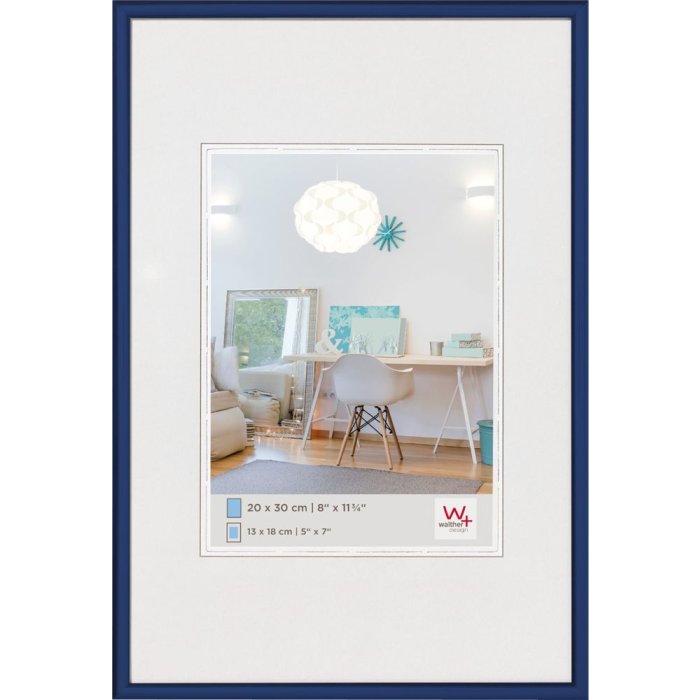 Пластикова рамка Walther New Lifestyle 40x60 см синя