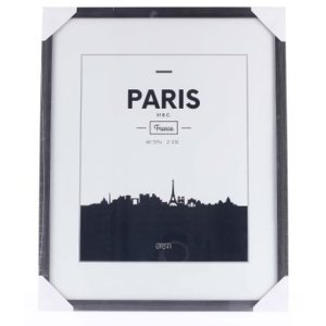 Пластиковая рамка Paris, контрастный серый, 40 x 50 см