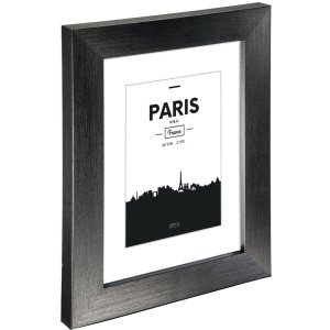 Пластикова рамка Paris, чорна, 13 x 18 см