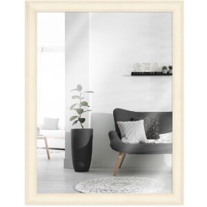 MendeFrames Wandspiegel H470 Landhaus weiß 42x59,4 cm