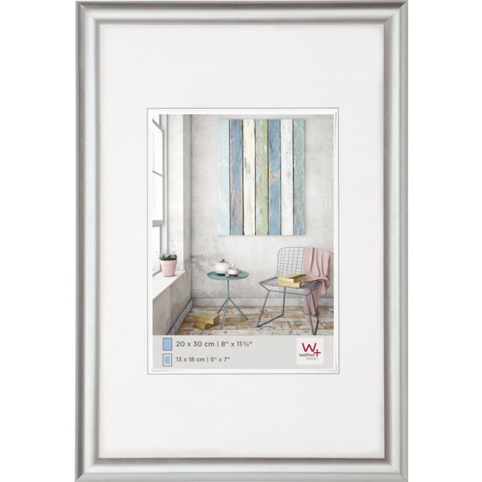 Пластикова рамка Trendstyle 60x80 см срібляста