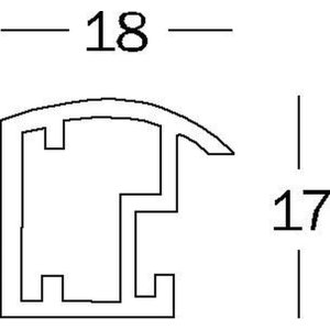 Пластиковая рамка Walther Trendstyle 60x80 см белая