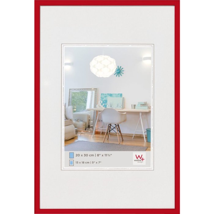Пластикова рамка New Lifestyle 60x80 см червона