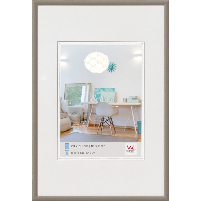 Нова пластикова рамка Lifestyle 60x90 см сталева