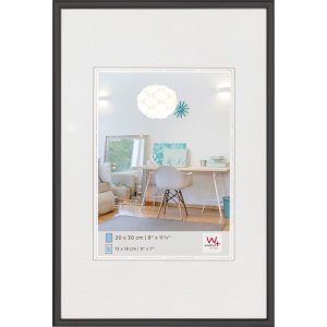 Пластикова рамка Walther New Lifestyle 70x100 см чорна