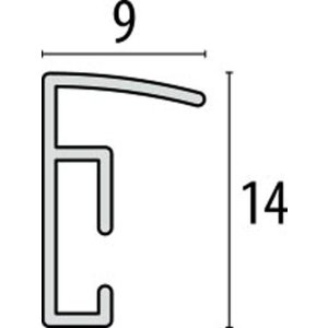 Пластикова рамка ZEP New Easy біла 20x25 см