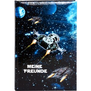 Goldbuch Freundebuch Raumschiff 15x21 cm 72 Seiten