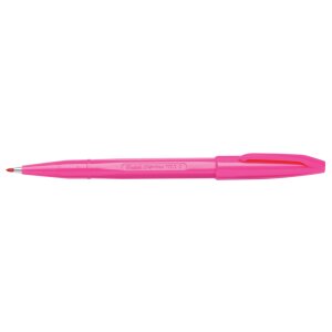 Ручка с фибровым наконечником Pentel SIGN PEN 0,8 мм розовая