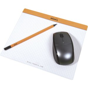 Rhodia Clic Bloc Mousepad 19 x 23 cm 30 Blatt 80...