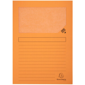 25er Packung Fenstermappe120g 22x31cm Pastell sortiert