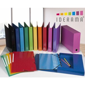 Папка Iderama Prem Touch® корінець 70мм світло-блакитна