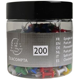 Pinnwandnadeln  Blisterbox 20 Stück bunt sortiert