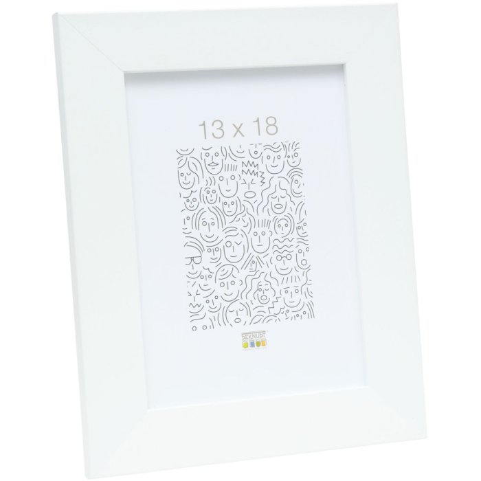 Пластиковая рамка Deknudt S42P светло-белая 15x20 см