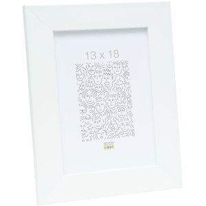 Пластиковая рамка Deknudt S42P светло-белая 15x20 см