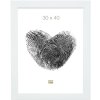 Пластиковая рамка Deknudt S42P светло-белая 15x20 см