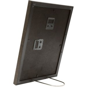 Пластикова рамка S46A чорна з золотом 10x15 см