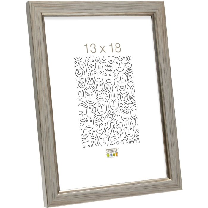 Пластикова рамка S46A срібляста 13x18 см
