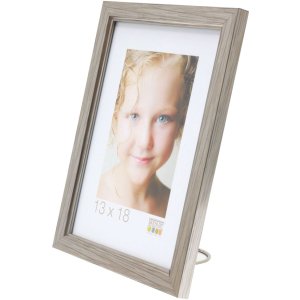 Пластикова рамка S46A срібляста 13x18 см
