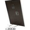 Пластикова рамка S46A біла зі сріблом 15x20 см
