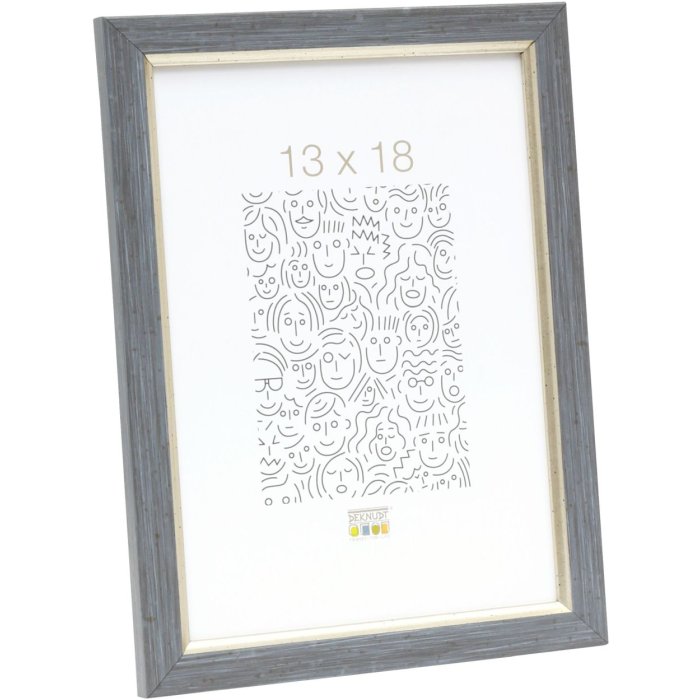 Пластикова рамка S46A сіро-блакитна 13x18 см