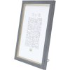 Пластикова рамка S46A сіро-блакитна 13x18 см