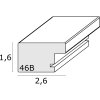 Деревянная рамка S46BH ржавчина 13x13 см