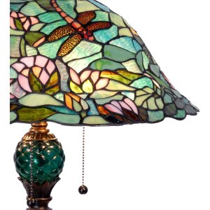Настольная лампа Tiffany 47x60 см - разноцветный