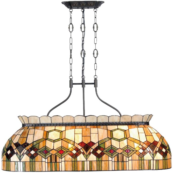Подвесной светильник Tiffany 115x130x36 см разноцветный