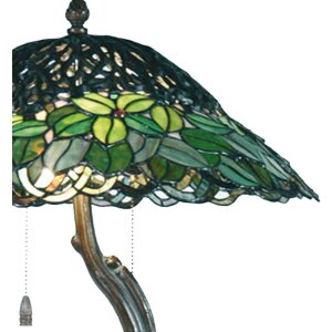 Настольная лампа Tiffany Ø 47x58 см зеленая разноцветная