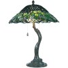 Настольная лампа Tiffany Ø 47x58 см зеленая разноцветная