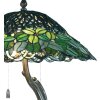 Настольная лампа Tiffany Ø 47x58 см зеленая разноцветная