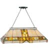 LumiLamp 5LL-5469 Подвесной светильник Tiffany 92x47x125 см желтый металлический стеклянный прямоугольник