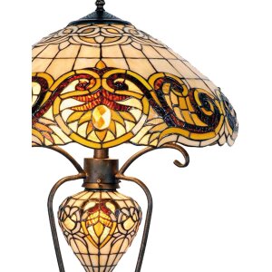 Настольная лампа LumiLamp 5LL-5475 Tiffany Ø 46x76...