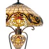 Настольная лампа LumiLamp 5LL-5475 Tiffany Ø 46x76 см желтое стекло настольная лампа