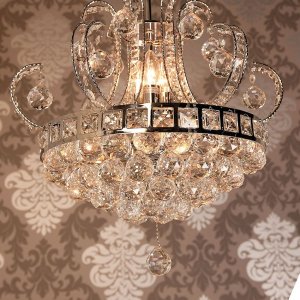 LumiLamp 5LL-CR33 Люстра Ø 50x43-168 см Металл золотого цвета Стекло