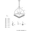 Люстра Ø 48 см из железа и стекла - 5LL-CR36 Clayre Eef