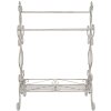 Clayre & Eef Handtuch-Halter weiß shabby 65x40x92 cm