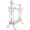 Clayre & Eef Handtuch-Halter weiß shabby 65x40x92 cm