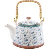 Clayre & Eef 6CETE0046 Заварочный чайник 18x14x12 см керамический белый