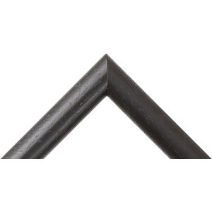 MendeFrames Holzrahmen H004 Schwarz 50x60 cm mit Normalglas