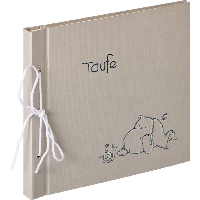 Walther Babyalbum Meine Taufe Madu 28x25 cm Strukturpapiereinband 50 Seiten