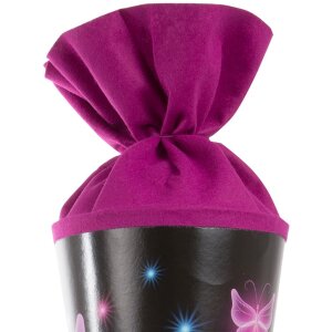 Goldbuch Schultüte Schmetterling 70 cm, farbenfroh mit Filzverschluss