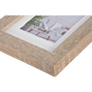 Рамка для фотографий Henzo Модерн 20x20 см средне-коричневая с паспарту 13x13 см